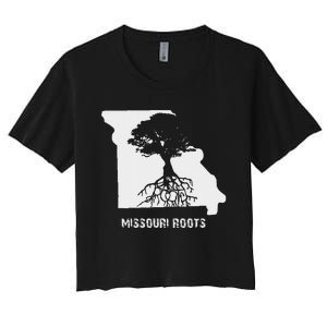 Missouri Roots Missouri Is Home Women's Crop Top Tee