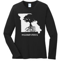 Missouri Roots Missouri Is Home Ladies Long Sleeve Shirt