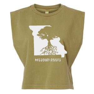 Missouri Roots Missouri Is Home Garment-Dyed Women's Muscle Tee