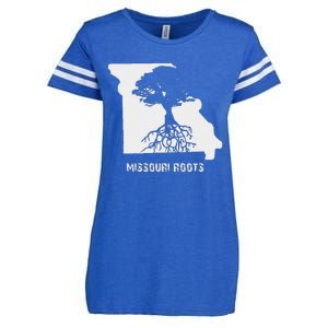 Missouri Roots Missouri Is Home Enza Ladies Jersey Football T-Shirt