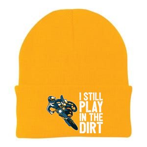 Motocross Rider Motocross Bike Motorcycle Play In The Dirt Knit Cap Winter Beanie