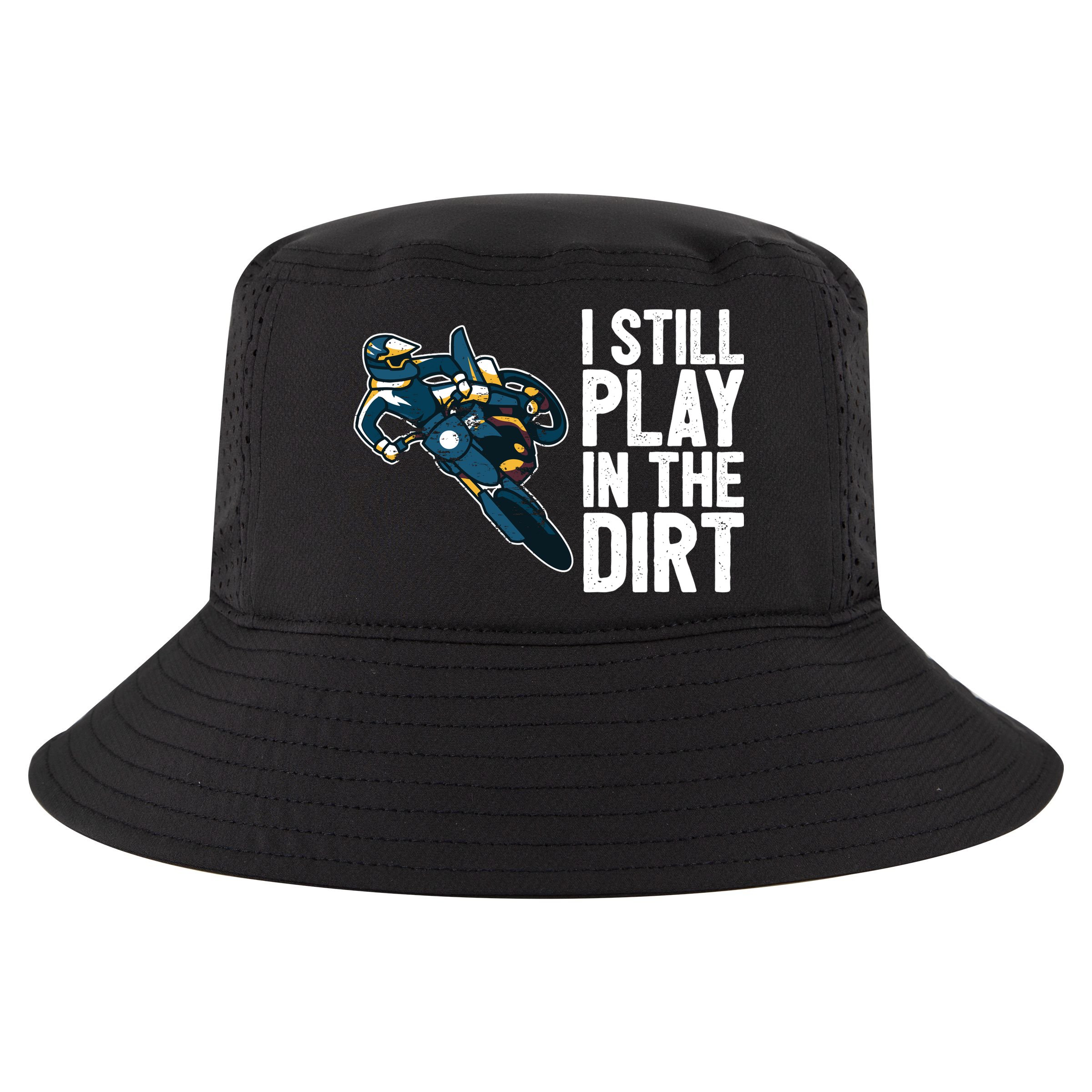 Motocross Rider Motocross Bike Motorcycle Play In The Dirt Cool Comfort Performance Bucket Hat