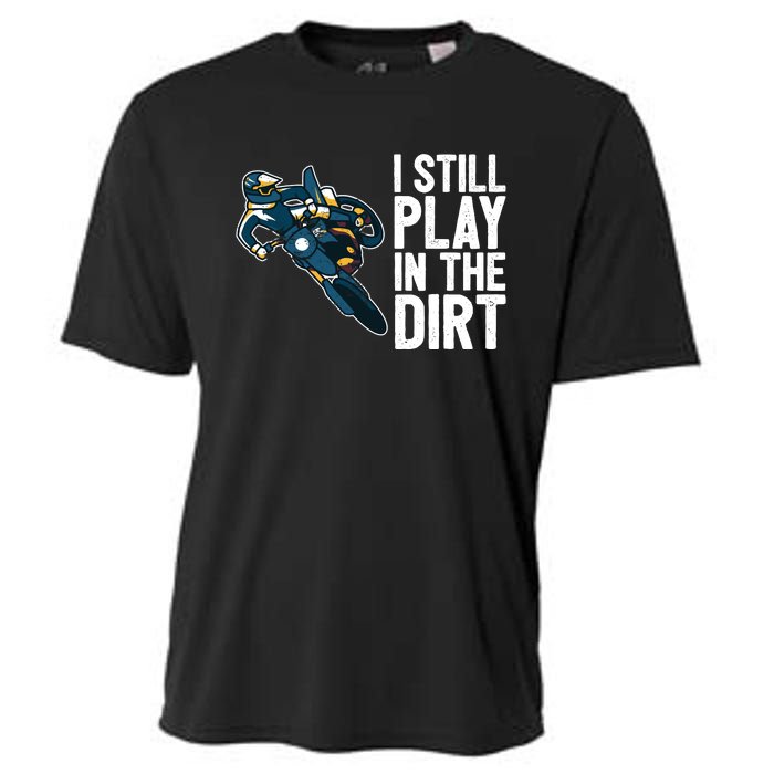 Motocross Rider Motocross Bike Motorcycle Play In The Dirt Cooling Performance Crew T-Shirt