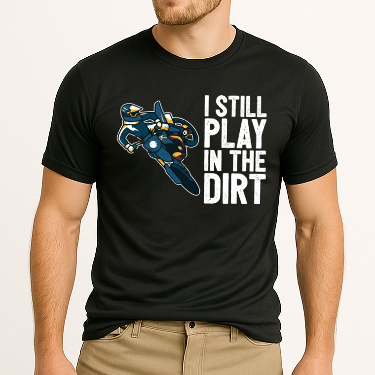 Motocross Rider Motocross Bike Motorcycle Play In The Dirt Cooling Performance Crew T-Shirt