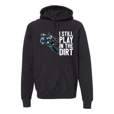 Motocross Rider Motocross Bike Motorcycle Play In The Dirt Premium Hoodie