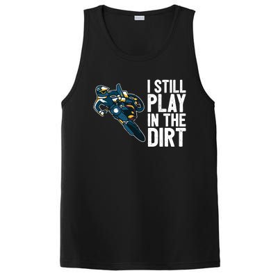 Motocross Rider Motocross Bike Motorcycle Play In The Dirt PosiCharge Competitor Tank