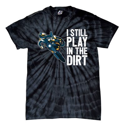 Motocross Rider Motocross Bike Motorcycle Play In The Dirt Tie-Dye T-Shirt