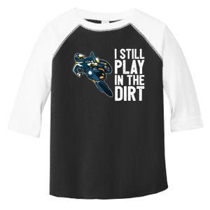 Motocross Rider Motocross Bike Motorcycle Play In The Dirt Toddler Fine Jersey T-Shirt