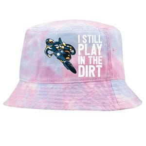 Motocross Rider Motocross Bike Motorcycle Play In The Dirt Tie-Dyed Bucket Hat