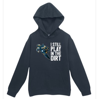 Motocross Rider Motocross Bike Motorcycle Play In The Dirt Urban Pullover Hoodie