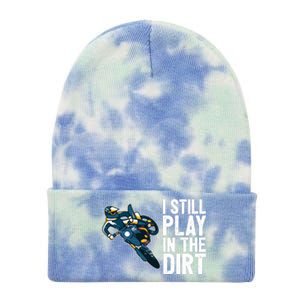 Motocross Rider Motocross Bike Motorcycle Play In The Dirt Tie Dye 12in Knit Beanie