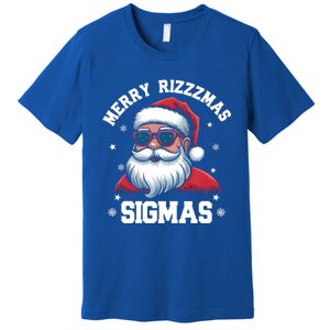 Merry Rizz Mas Sigmas Gen Alpha Middle School Christmas Gift Premium T-Shirt