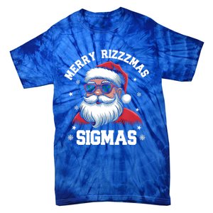 Merry Rizz Mas Sigmas Gen Alpha Middle School Christmas Gift Tie-Dye T-Shirt