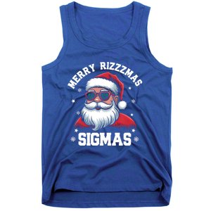 Merry Rizz Mas Sigmas Gen Alpha Middle School Christmas Gift Tank Top