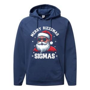 Merry Rizz Mas Sigmas Gen Alpha Middle School Christmas Gift Performance Fleece Hoodie