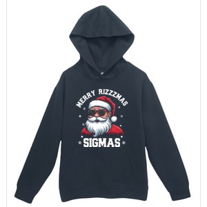 Merry Rizz Mas Sigmas Gen Alpha Middle School Christmas Gift Urban Pullover Hoodie