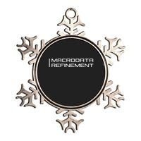 Macrodata Refinement Metallic Star Ornament