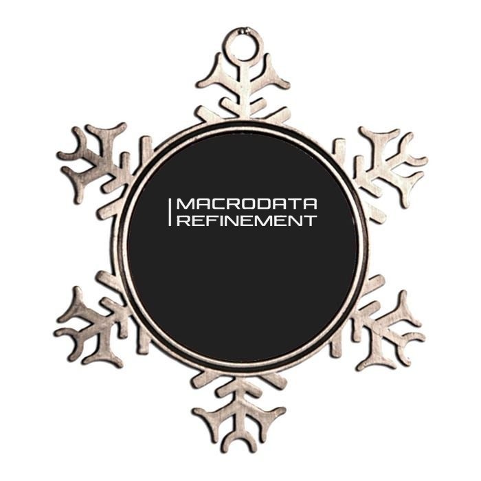 Macrodata Refinement Metallic Star Ornament