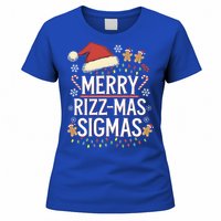 Merry R.I.Z.Z Mas Sigmas Gen Alpha Xmas Santa Women's T-Shirt