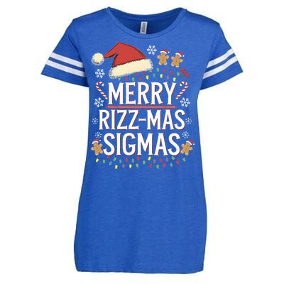 Merry R.I.Z.Z Mas Sigmas Gen Alpha Xmas Santa Enza Ladies Jersey Football T-Shirt