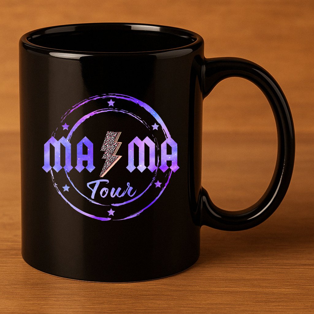 Mama Rock 11oz C Handle Ceramic Mug