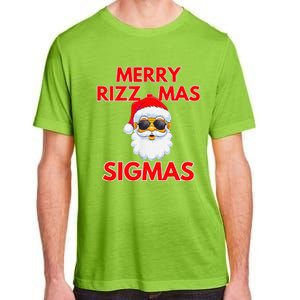 Merry Rizz Mas Sigmas Gen Alpha Middle School Christmas Adult ChromaSoft Performance T-Shirt