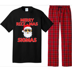 Merry Rizz Mas Sigmas Gen Alpha Middle School Christmas Pajama Set