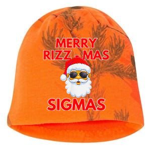 Merry Rizz Mas Sigmas Gen Alpha Middle School Christmas Kati - Camo Knit Beanie