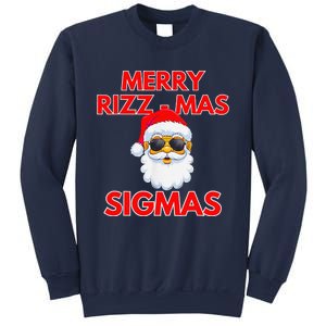 Merry Rizz Mas Sigmas Gen Alpha Middle School Christmas Sweatshirt