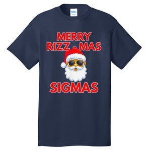 Merry Rizz Mas Sigmas Gen Alpha Middle School Christmas Tall T-Shirt