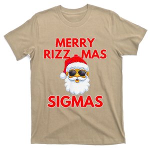 Merry Rizz Mas Sigmas Gen Alpha Middle School Christmas T-Shirt