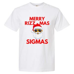 Merry Rizz Mas Sigmas Gen Alpha Middle School Christmas Garment-Dyed Heavyweight T-Shirt