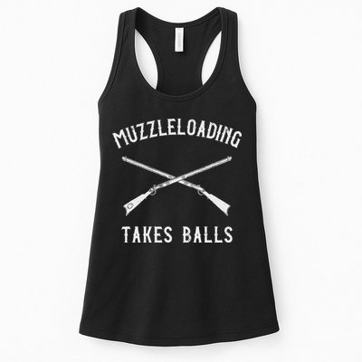 Muzzleloader Rifle Muzzleloading Takes Balls Womens Tank Top