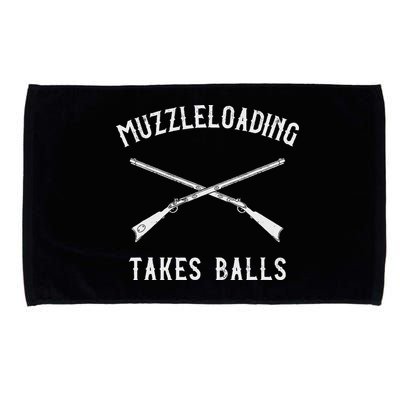 Muzzleloader Rifle Muzzleloading Takes Balls Microfiber Hand Towel