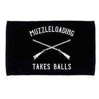 Muzzleloader Rifle Muzzleloading Takes Balls Microfiber Hand Towel