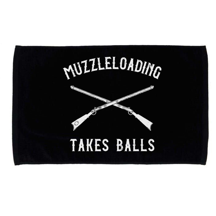Muzzleloader Rifle Muzzleloading Takes Balls Microfiber Hand Towel