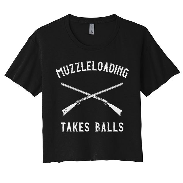 Muzzleloader Rifle Muzzleloading Takes Balls Crop Top