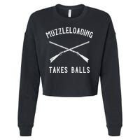Muzzleloader Rifle Muzzleloading Takes Balls Cropped Pullover Crew
