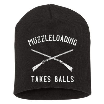 Muzzleloader Rifle Muzzleloading Takes Balls Short Acrylic Beanie