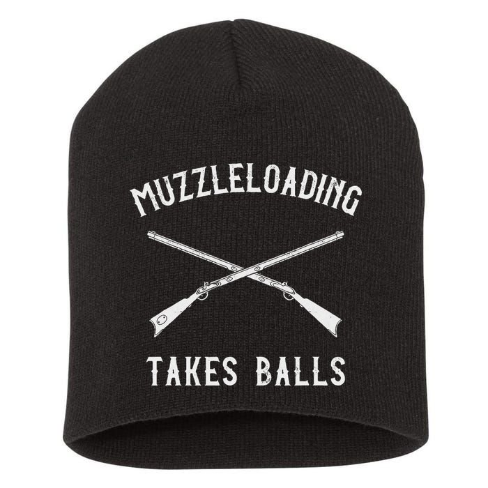 Muzzleloader Rifle Muzzleloading Takes Balls Short Acrylic Beanie