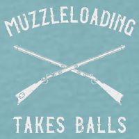 Muzzleloader Rifle Muzzleloading Takes Balls Sueded Cloud Jersey T-Shirt