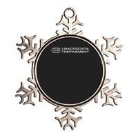 Macrodata Refinement Metallic Star Ornament