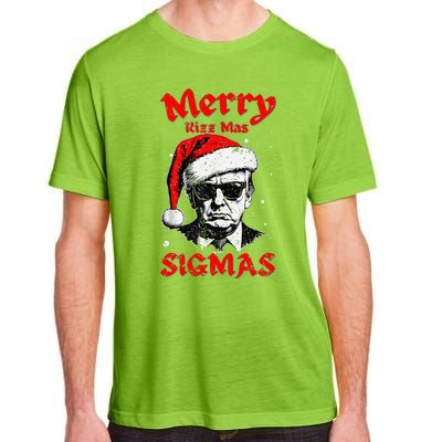 Merry Rizz Mas Sigmas Funny Gen Alpha Xmas Santa Christmas Adult ChromaSoft Performance T-Shirt