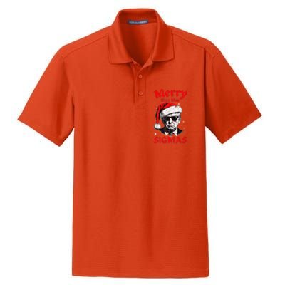 Merry Rizz Mas Sigmas Funny Gen Alpha Xmas Santa Christmas Dry Zone Grid Polo