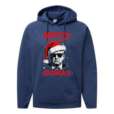 Merry Rizz Mas Sigmas Funny Gen Alpha Xmas Santa Christmas Performance Fleece Hoodie