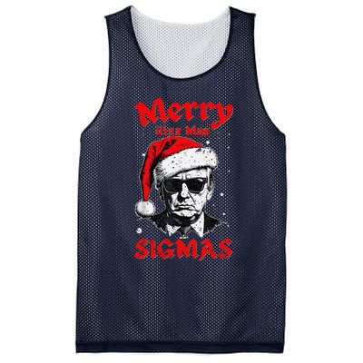 Merry Rizz Mas Sigmas Funny Gen Alpha Xmas Santa Christmas Mesh Reversible Basketball Jersey Tank