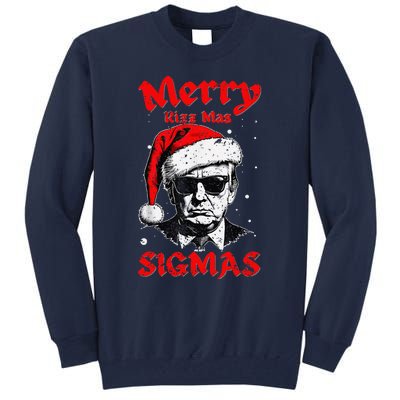 Merry Rizz Mas Sigmas Funny Gen Alpha Xmas Santa Christmas Tall Sweatshirt