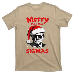 Merry Rizz Mas Sigmas Funny Gen Alpha Xmas Santa Christmas T-Shirt