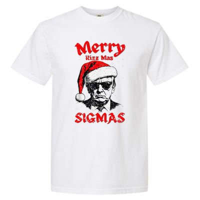 Merry Rizz Mas Sigmas Funny Gen Alpha Xmas Santa Christmas Garment-Dyed Heavyweight T-Shirt