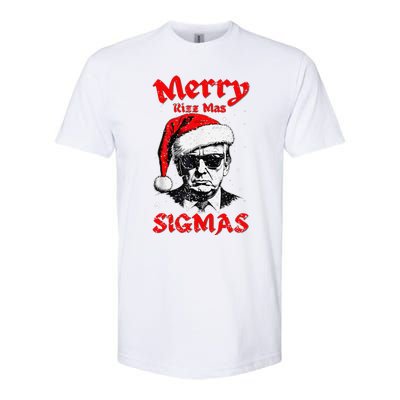 Merry Rizz Mas Sigmas Funny Gen Alpha Xmas Santa Christmas Softstyle CVC T-Shirt